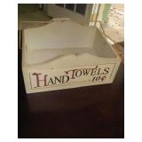 Hand Towels bin with handle