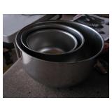 Set of stain steel bowls