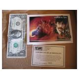 The Beatles stamp with COA