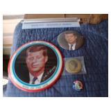JFK Kennedy Political buttons