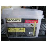 Deckmate 2 1/2" screws, mostly full