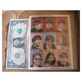 The Beatles stamps with COA