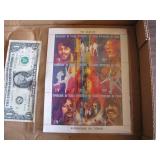 The Beatles stamps with COA