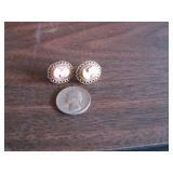 Pair of Cameo earrings, clip ons