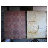 3 pc set of  paintings on canvas
