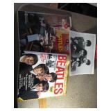 The Beatles magazines, black and white photo