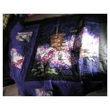 Beautiful handcrafted lap quilt