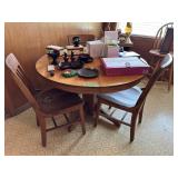 Oak table and chairs