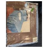 Damask Satin scroll bedspread