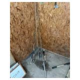 Misc fishing poles lot