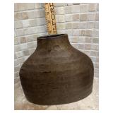 Glazed planter vase