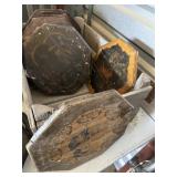 Misc Wooden decorated lids