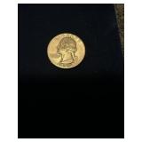 1945 US Silver Washington quarter