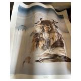 Two Moons poster signed and numbered