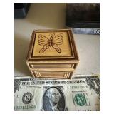 Wooden keepsake case