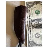 Red Deer Leather knife sheath
