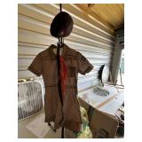 Vintage Girl Scout uniform and beanie