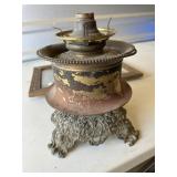 Old metal converted Oil lamp