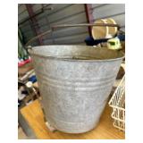 Galvanized bucket