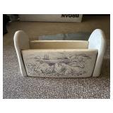 Scrimshaw style Card holder