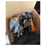 Box of misc toys
