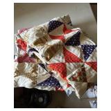 Old handstitched Quilt top