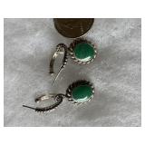 Silver ladies earrings