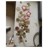 Misc tokens, medallions etc lot