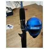 Zebco reel and rod