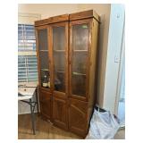 Oak China cabinet