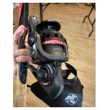 Throttle reel w/ rod