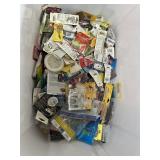 Tub of misc fishing lures, accessories