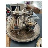 Misc Silverplated serving set