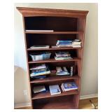 6ft Wooden bookshelf only
