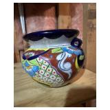 Large glazed planter