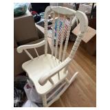 Childs wooden rocker