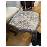 Tapestry footrest