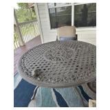 Mallen Outdoor table w/4 rocking chairs