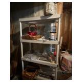 Shelf and misc contents