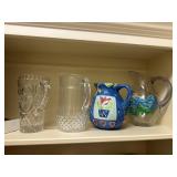 MIsc glass pitchers