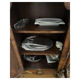 MIsc serving plates, platters