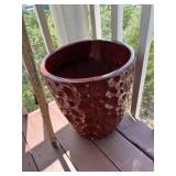 Large glazed planter
