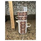 Hot Beverageserver w/matching mugs