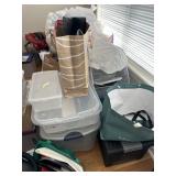 Misc tubs and packing material