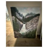 Unframed paintings