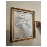 Framed Floral painting