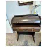 Wooden roll top desk