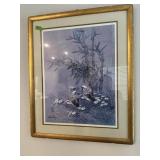 Gold framed Chiu Weng 1978 print