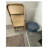 Metal folding chair