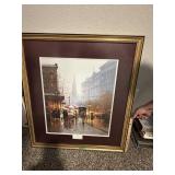 The Flower Cart G Harvey framed picture